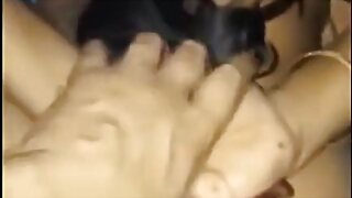 Indian Stepmom Sensuously Inhales & gets violated regarding doggy style